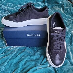 New Cole Haan Women's GrandPro Rally Canvas Sneakers | Size 6 | Black & White